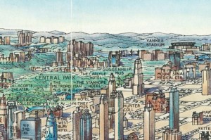 a section of the map centered on Central Park, with landmarks such as the Guggenheim Museum, The Metropolitan Museum of Art, Mount Sinai Medical Center, and Yankee Stadium all visible